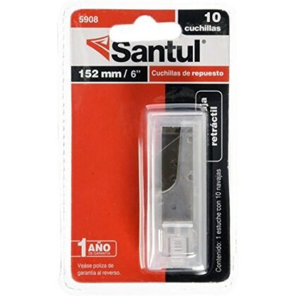 CUCHILLAS PARA NAVAJAS SANTUL 5908 DE 6PG