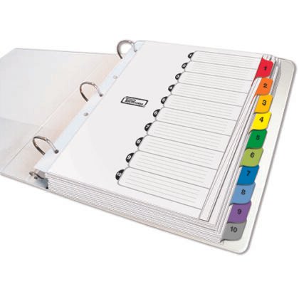 SEPARADOR PRINTAFORM 10 DIVISIONES CON NUM