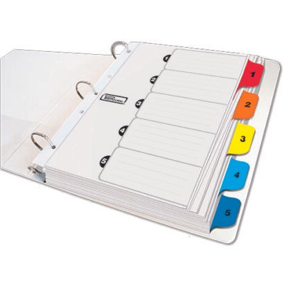 SEPARADOR PRINTAFORM 5 DIVISIONES CON NUM