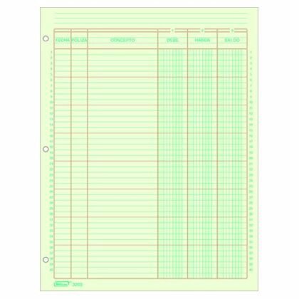 BLOCK AUX. CUENTAS CORRIENTES 3COL PRINTAFORM