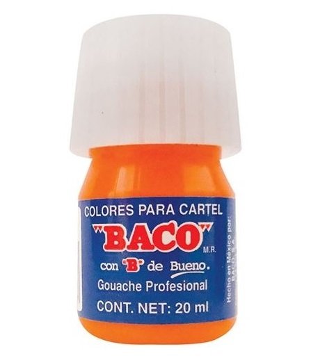 PINTURA CARTEL BACO 20ML 53 NARANJA