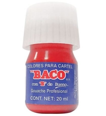 PINTURA CARTEL BACO 20ML 54-A ROJO