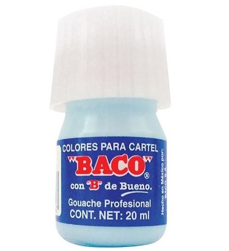 PINTURA CARTEL BACO 20ML 85 VERDE PASTEL