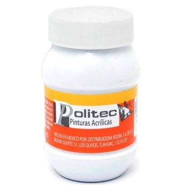 PINTURA POLITEC 100ML 301 BLANCO TITANIO