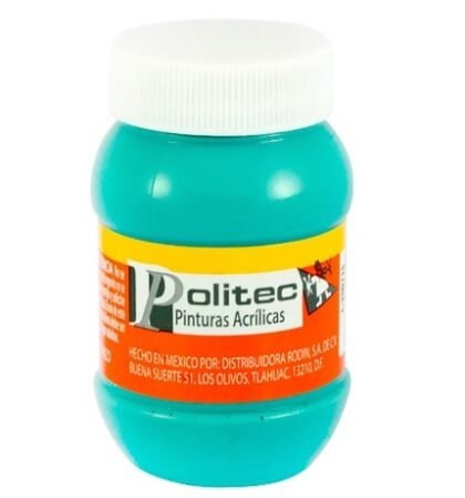 PINTURA POLITEC 100ML 324 AZUL TURQUESA
