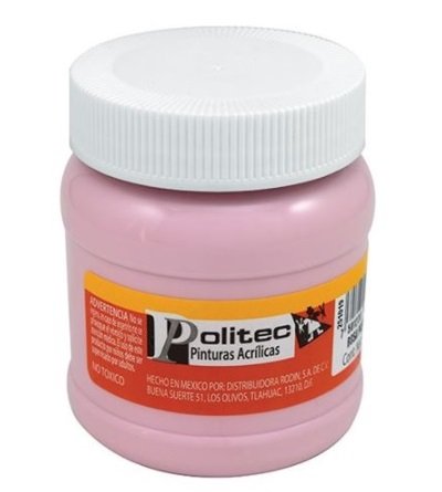 PINTURA POLITEC 250ML 326 ROSA PASTEL