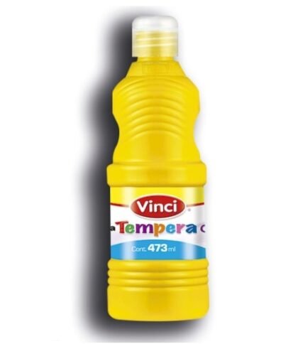 PINTURA TEMPERA VINCI 473ML AMARILLO