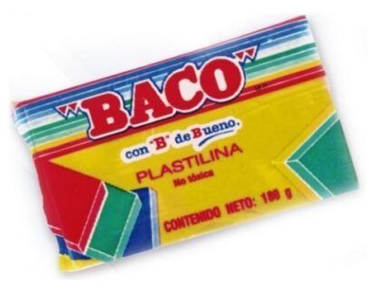 PLASTILINA MARQUETA BACO B-180 AMARILLO
