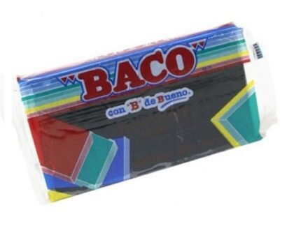 PLASTILINA MARQUETA BACO B-180 NEGRO