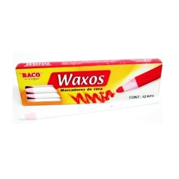 MARCADOR CERA WAXOS BACO BLANCO