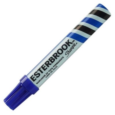 MARCADOR PERMANENTE ESTERBROOK BEROL SHARPIE AZUL