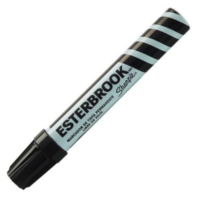 MARCADOR PERMANENTE ESTERBROOK BEROL SHARPIE NEGRO