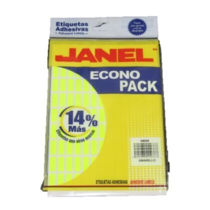 ETIQUETA JANEL ECO NO.4 AM 8X20 CON 1008