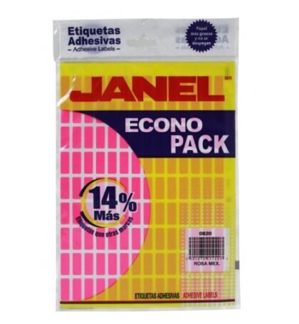 ETIQUETA JANEL ECO NO.4 RS 8X20 CON 1008