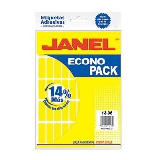 ETIQUETA JANEL ECO NO.6 AM 13X38 CON 400