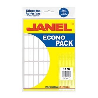 ETIQUETA JANEL ECO NO.6 BCA 13X38 CON 600
