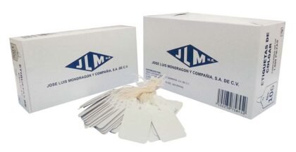 ETIQUETAS DE COLGAR JLM NO.100 CON 100 PZ