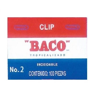 CLIP TROPICALIZADO BACO NO.2 CON 100