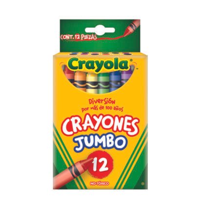 CRAYONES CRAYOLA JUMBO REDONDO C/12