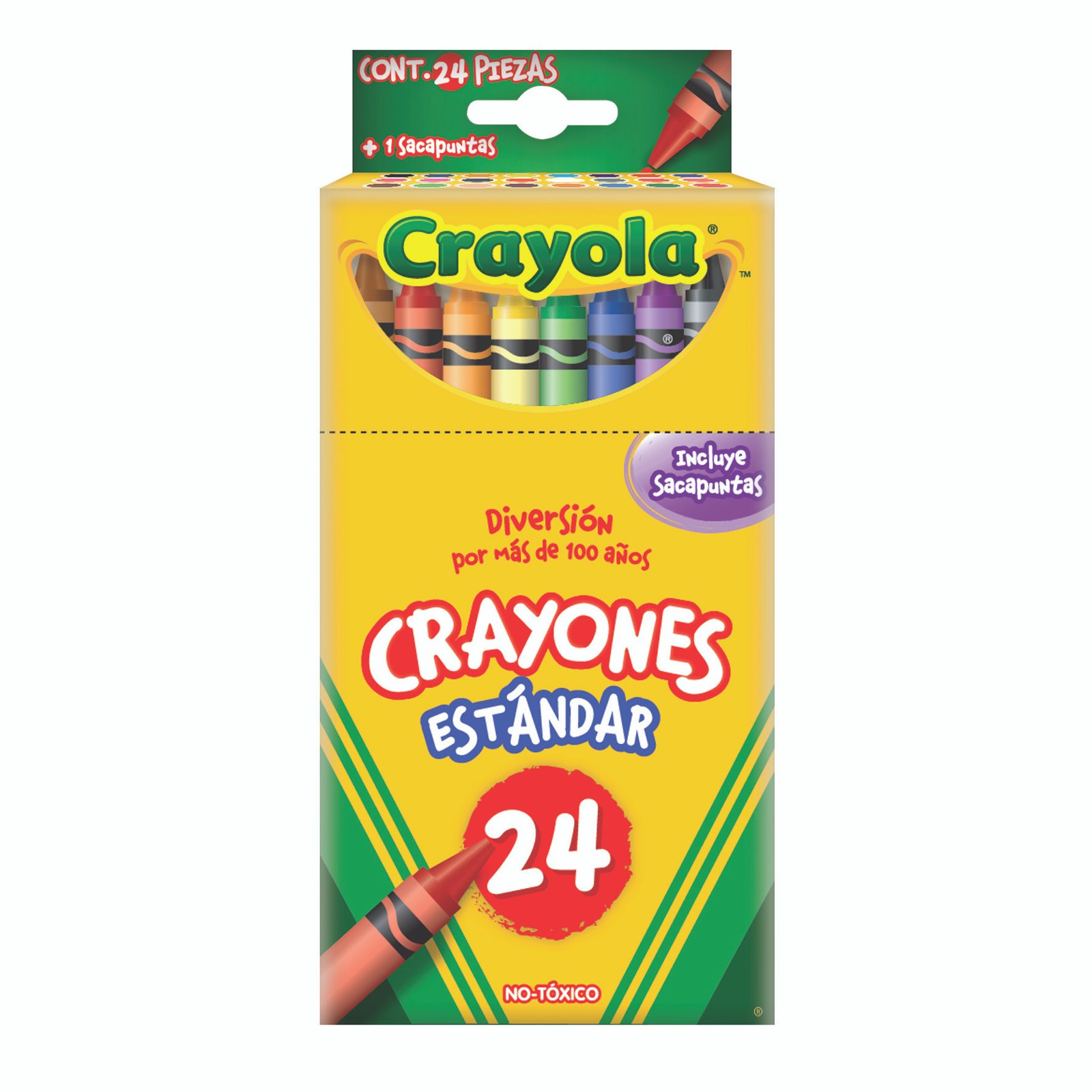 CRAYONES CRAYOLA REGULAR REDONDO CON 24