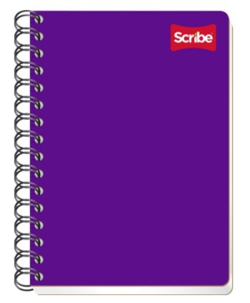 CUADERNO FRANCES CON ESPIRAL SCRIBE CUADRO CHICO 100 HOJAS