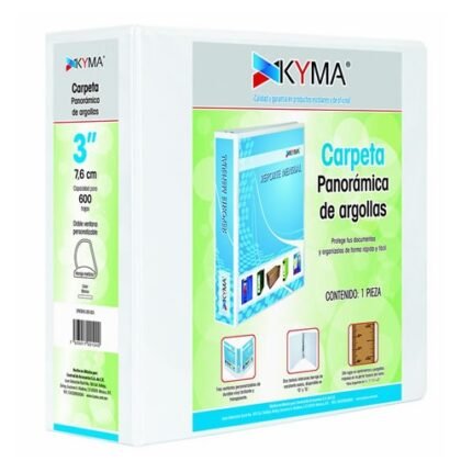 CARPETA KYMA V BLANCA PARA 500HJ "O" 2.5"