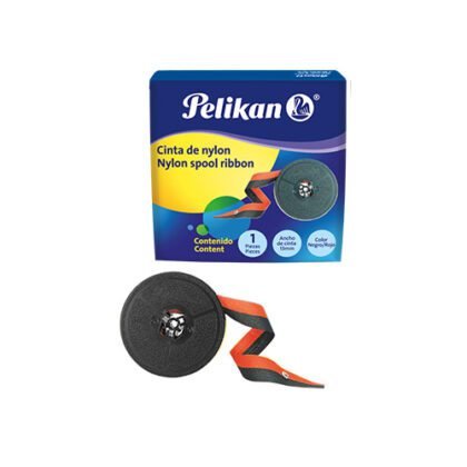 CINTA PELIKAN NYLON MULTICARRETE NEGRO/ROJO