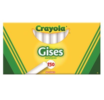 GISES CRAYOLA COMPRIMIDO BLANCO CAJA CON 150