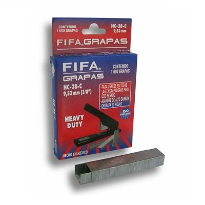 GRAPAS FIFA HEAVY 3/8 9.53MM CON 1000, ENGRAPA HASTA 70 HOJAS