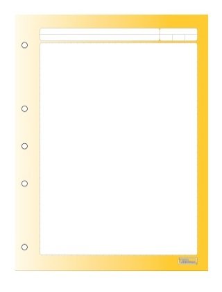 HOJAS PARA CARPETA CARTA PRINTAFORM BLANCO 100 HOJAS