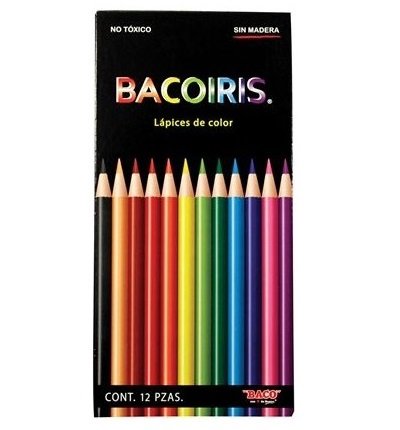 COLORES BACOIRIS REDONDOS CON 12 PZS