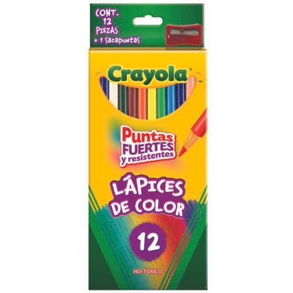 COLORES CRAYOLA REDONDO CON 12