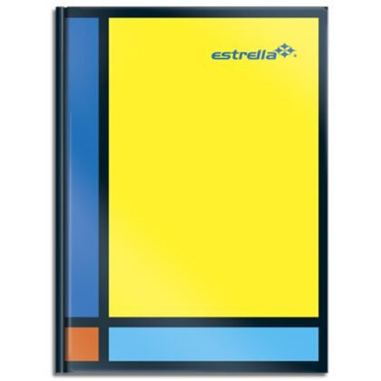 LIBRETA FORMA FRANCESA PASTA DURA ESTRELLA CUADRO GRANDE 192H
