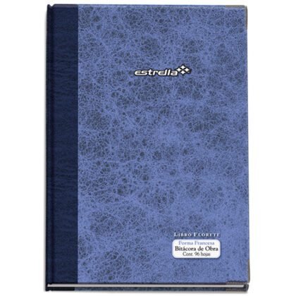 LIBRO BITACORA DE OBRA ESTRELLA 96H