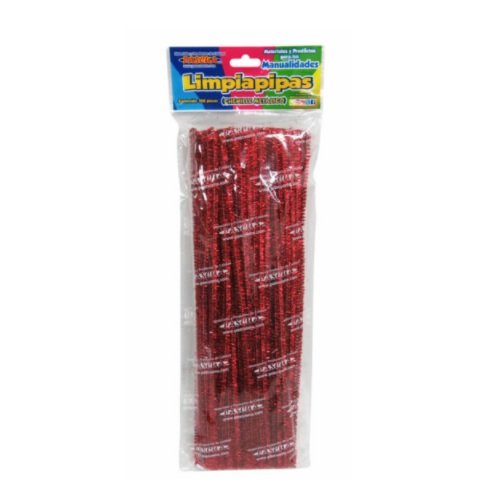 LIMPIAPIPAS MAE METAL ROJO