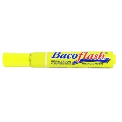 RESALTADOR BACOFLASH PLASTICO AMARILLO