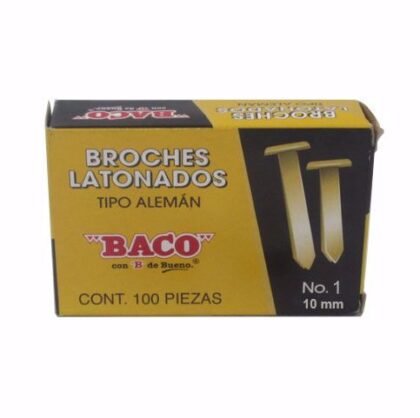BROCHE LAT BACO ALEMAN 10MM B1 CON 100