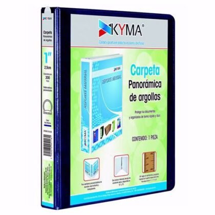 CARPETA KYMA V AZUL M PARA 200HJ "O" 1"