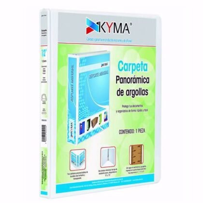 CARPETA KYMA V BLANCA PARA 100HJ "D" 0.5"