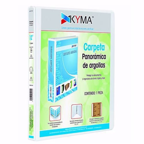 CARPETA KYMA V BLANCA PARA 100HJ "D" 0.5"