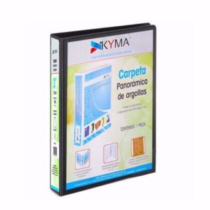 CARPETA KYMA V NEGRA PARA 90HJ "O" 0.5"