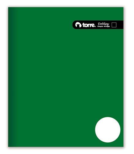 CUADERNO COLLEGE COSIDO TORRE BLANCO 100