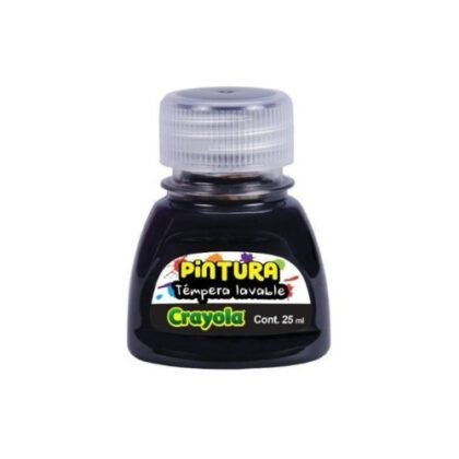 PINTURA CARTEL CRAYOLA 25ML NEGRO
