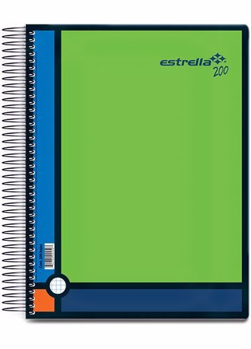 CUADERNO PROFESIONAL ESTRELLA CUADRO CHICO 200 HOJAS