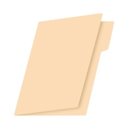 FOLDER FORTEC 1/2 CEJA CARTA CREMA