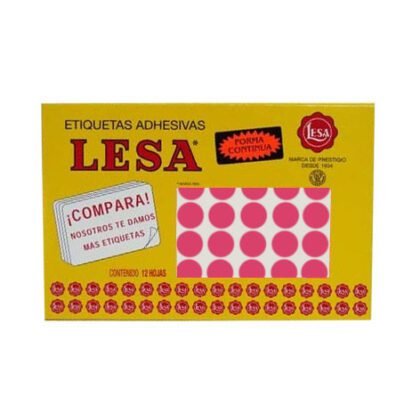 ETIQUETA LESA NO.10 11MM 2112 PZ ROSA