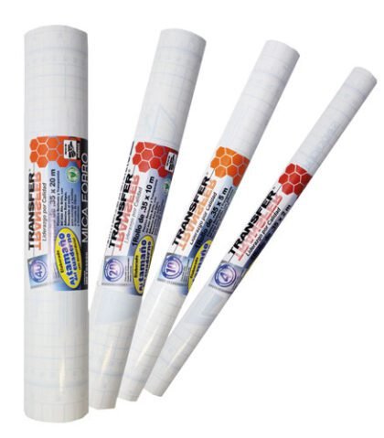 PLASTICO ADHERIBLE TRANSFER 45CMX2M TRANS