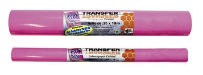 PLASTICO ADHERIBLE TRANSFER 35CMX2MT ROSA