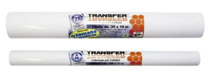 PLASTICO ADHERIBLE TRANSFER 35CMX2MT BLANCO