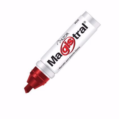 PLUMÓN PARA PIZARRON AZOR MAGISTRAL ROJO